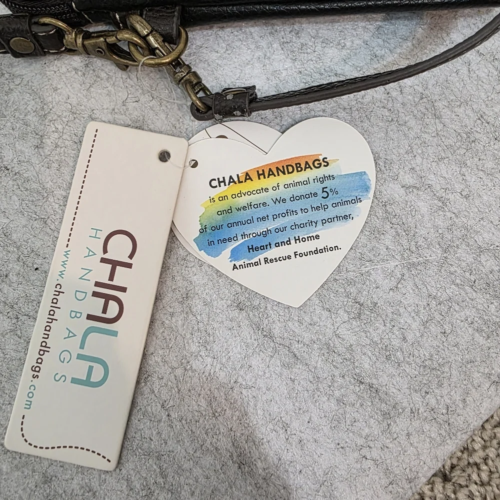 NWT CHALA Handbag Chocolate Brown - Picture 9 of 16